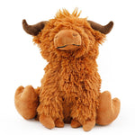 Heavy Fluffy Highland Cow Doorstop
