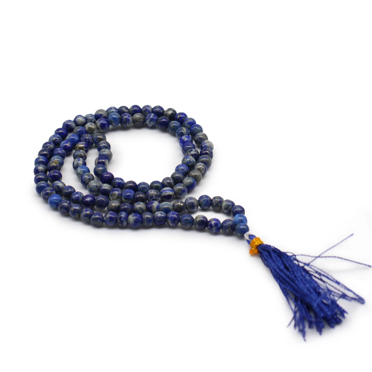 Buy Lapis Lazuli 108 Bead Mala Necklace in Southend at Under the Sun gift shop