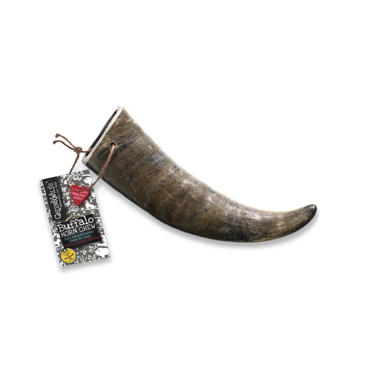 Green & Wilds Buffalo Horn Chew Large size in Southend
