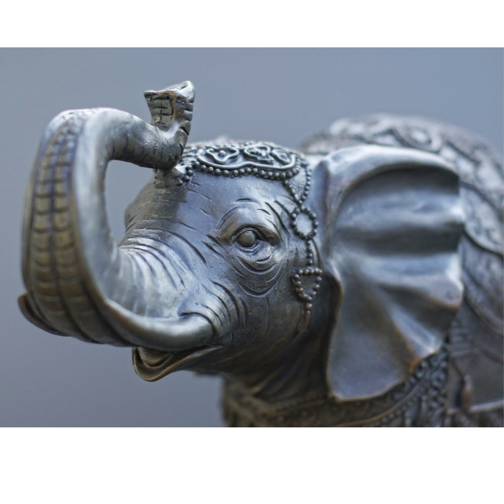 Large Dressed Indian Elephant Ornament