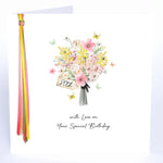 Love On Your Special 80th Birthday Five Dollar Card (Flowers) RRL22