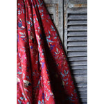 Red Bird Print Quilt / Throw