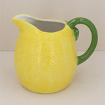 Lemon Ceramic Pitcher Jug