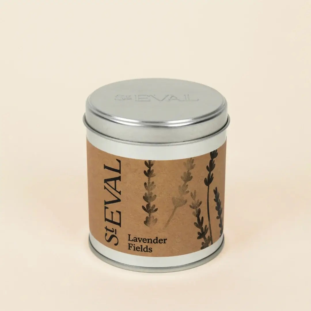 Lavender Fields St Eval Candle Tin