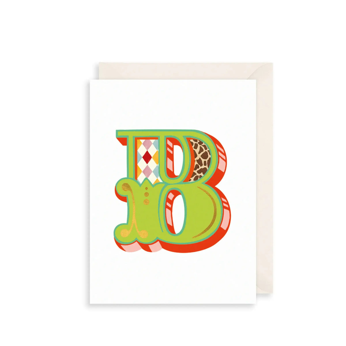 Fairground Style Alphabet Letter Card A-Z