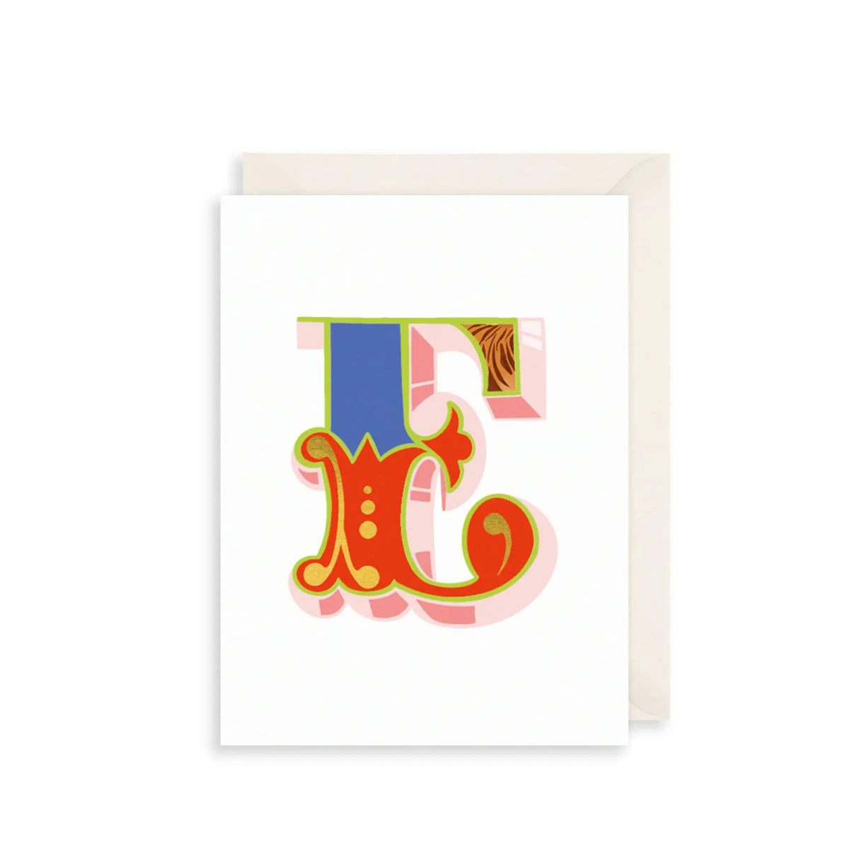 Fairground Style Alphabet Letter Card A-Z