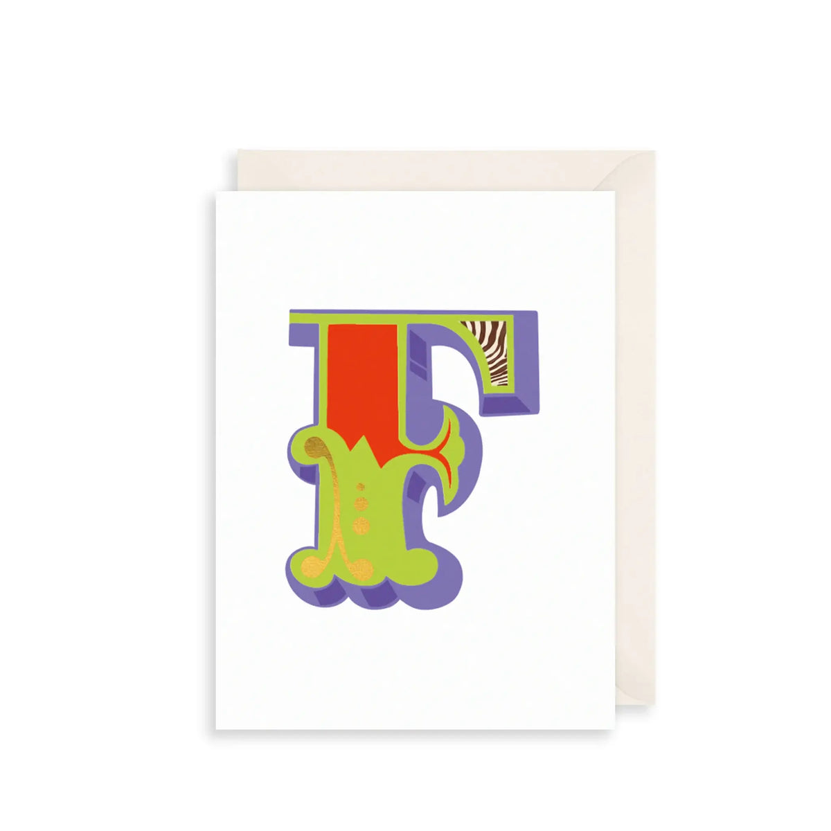 Fairground Style Alphabet Letter Card A-Z