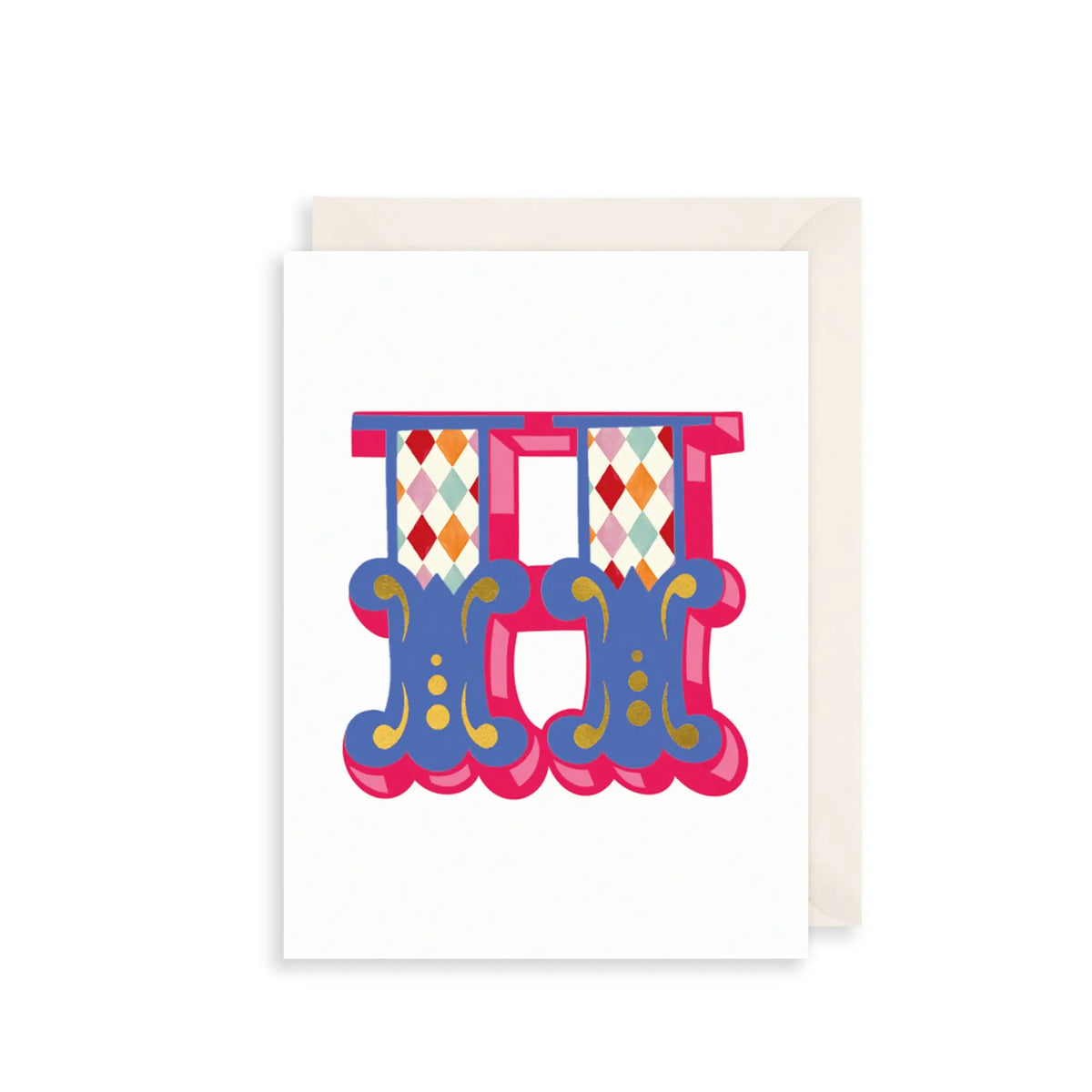 Fairground Style Alphabet Letter Card A-Z