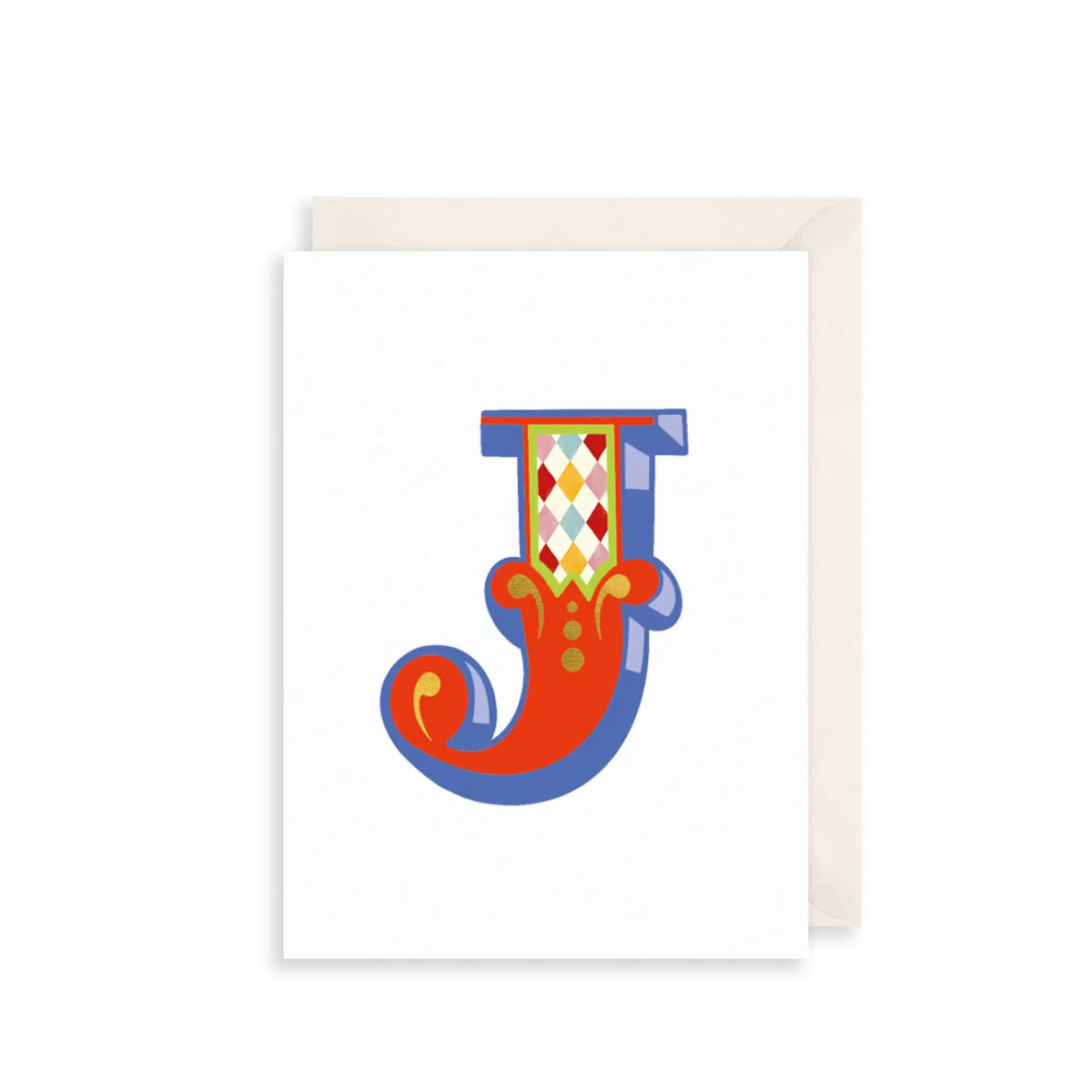 Fairground Style Alphabet Letter Card A-Z