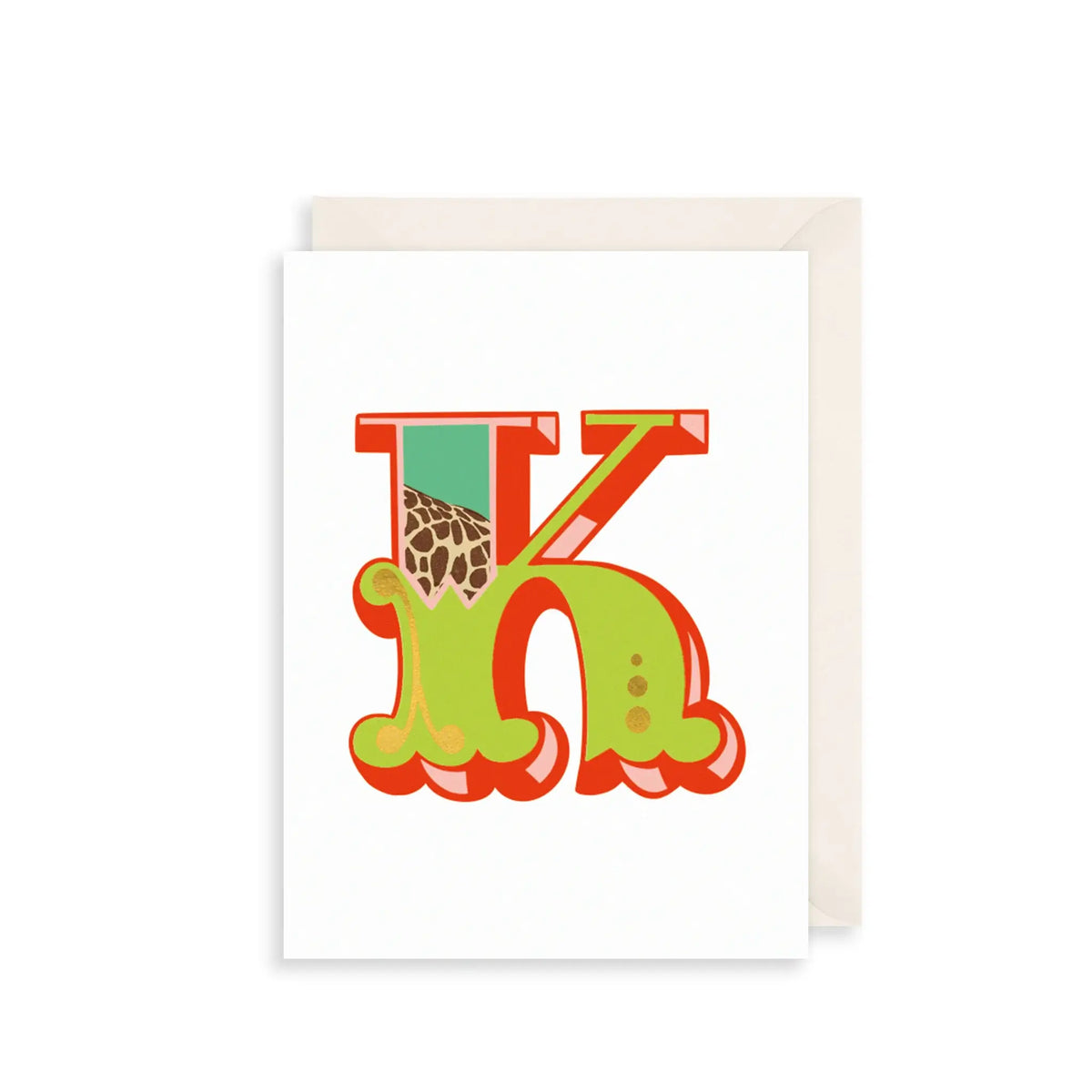 Fairground Style Alphabet Letter Card A-Z