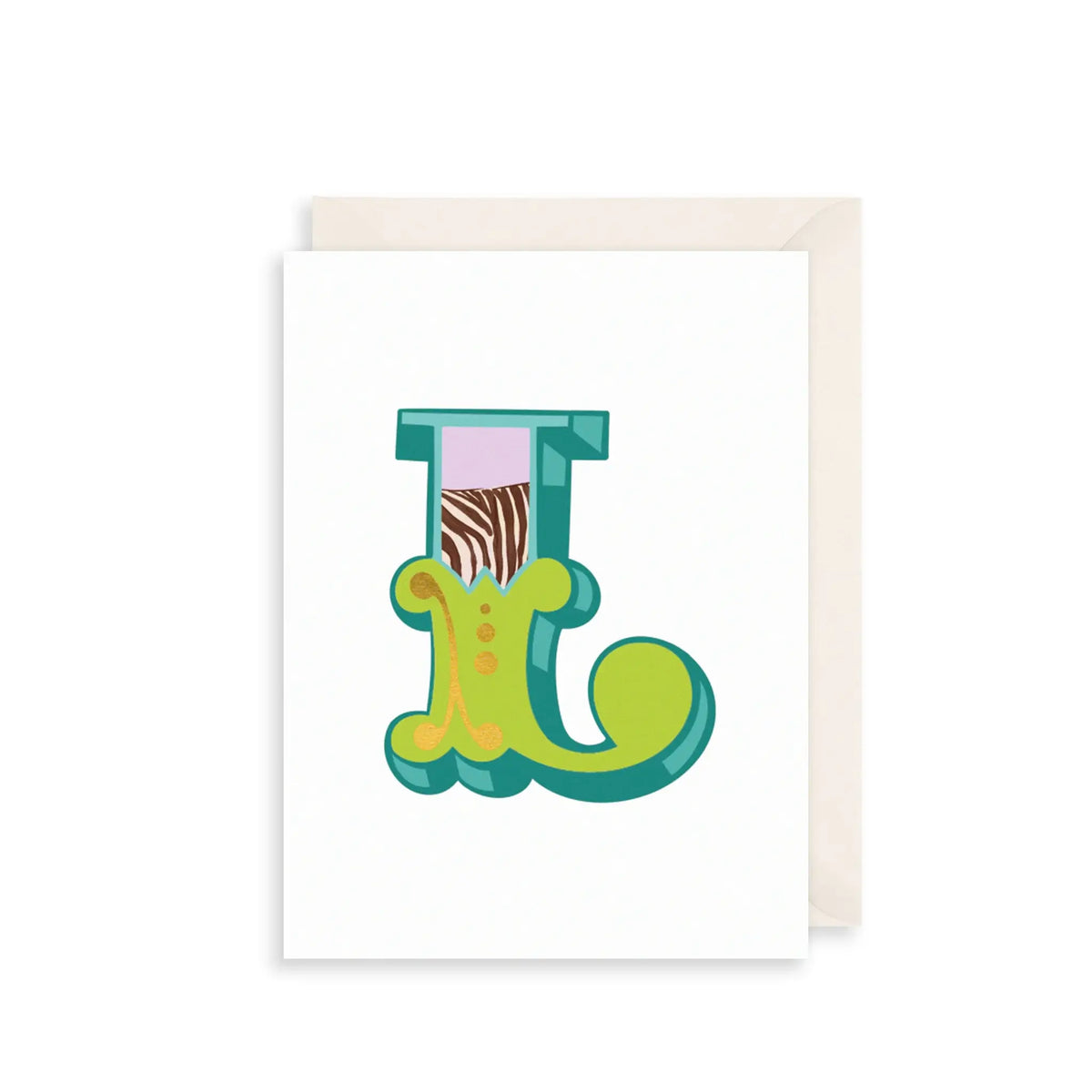 Fairground Style Alphabet Letter Card A-Z