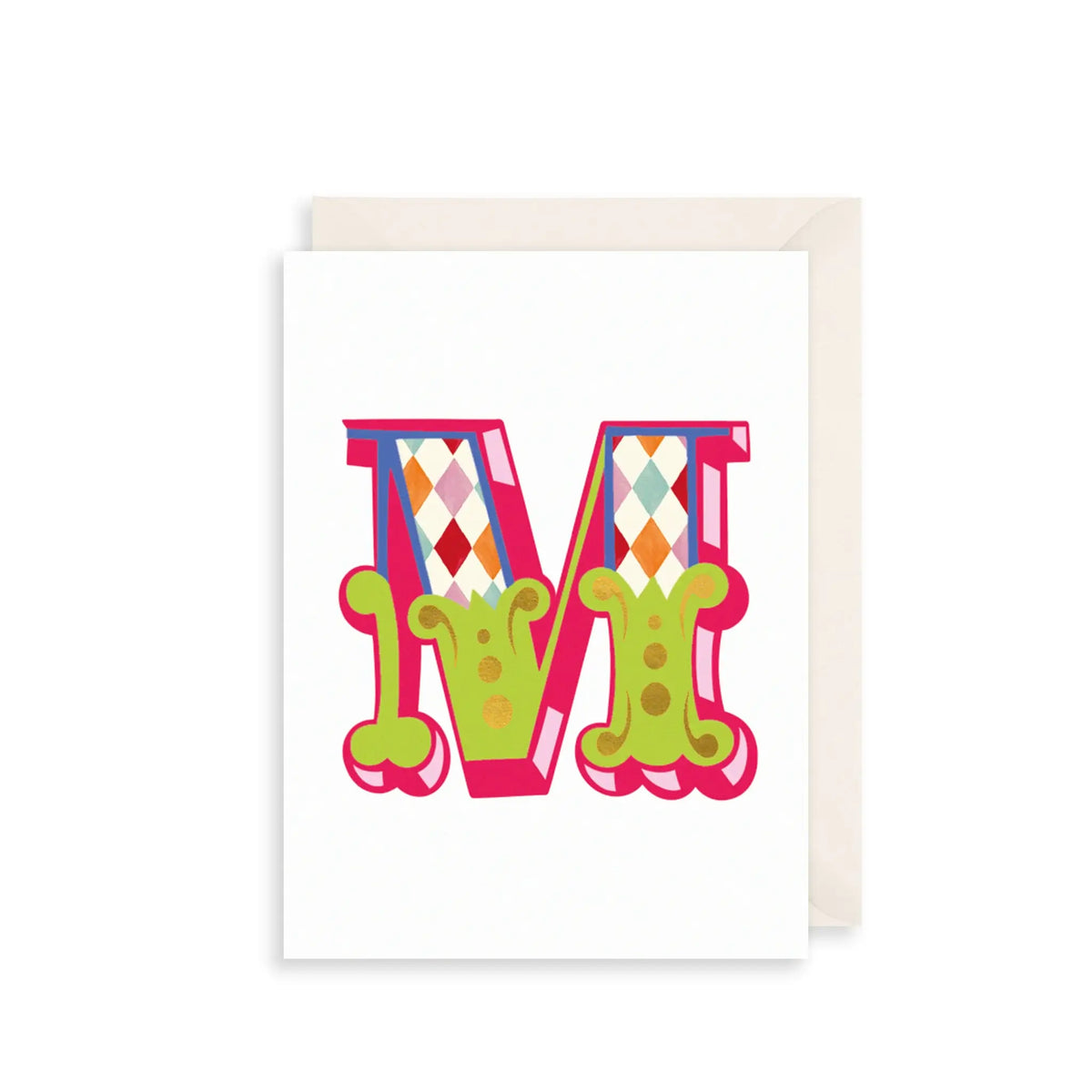 Fairground Style Alphabet Letter Card A-Z