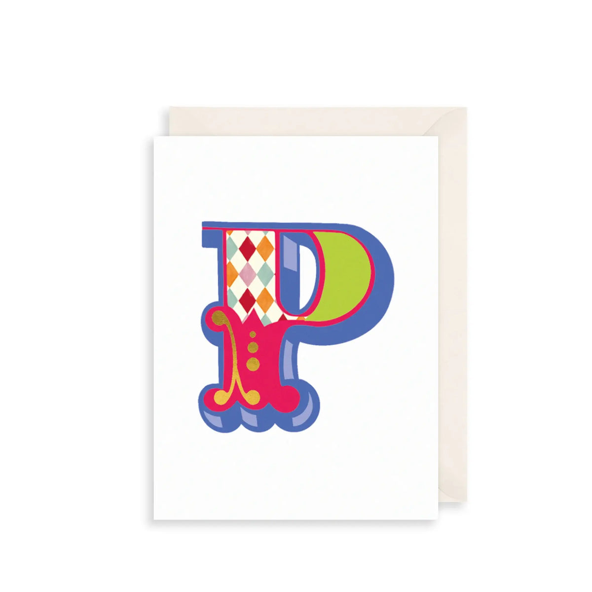 Fairground Style Alphabet Letter Card A-Z