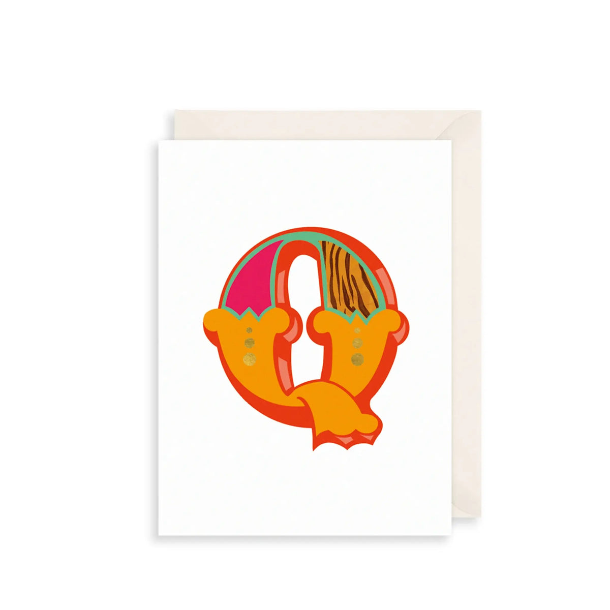 Fairground Style Alphabet Letter Card A-Z