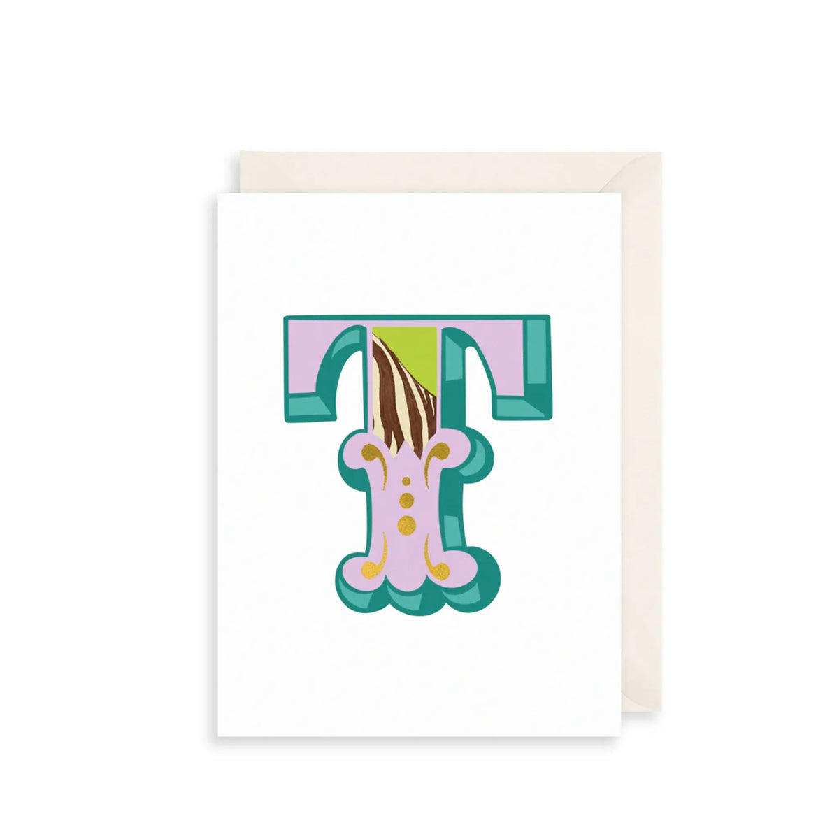 Fairground Style Alphabet Letter Card A-Z