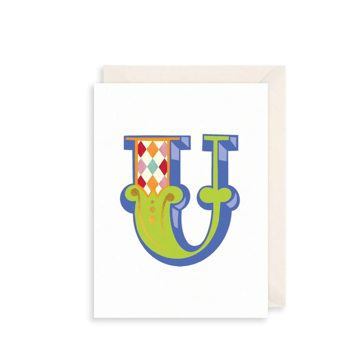 Fairground Style Alphabet Letter Card A-Z