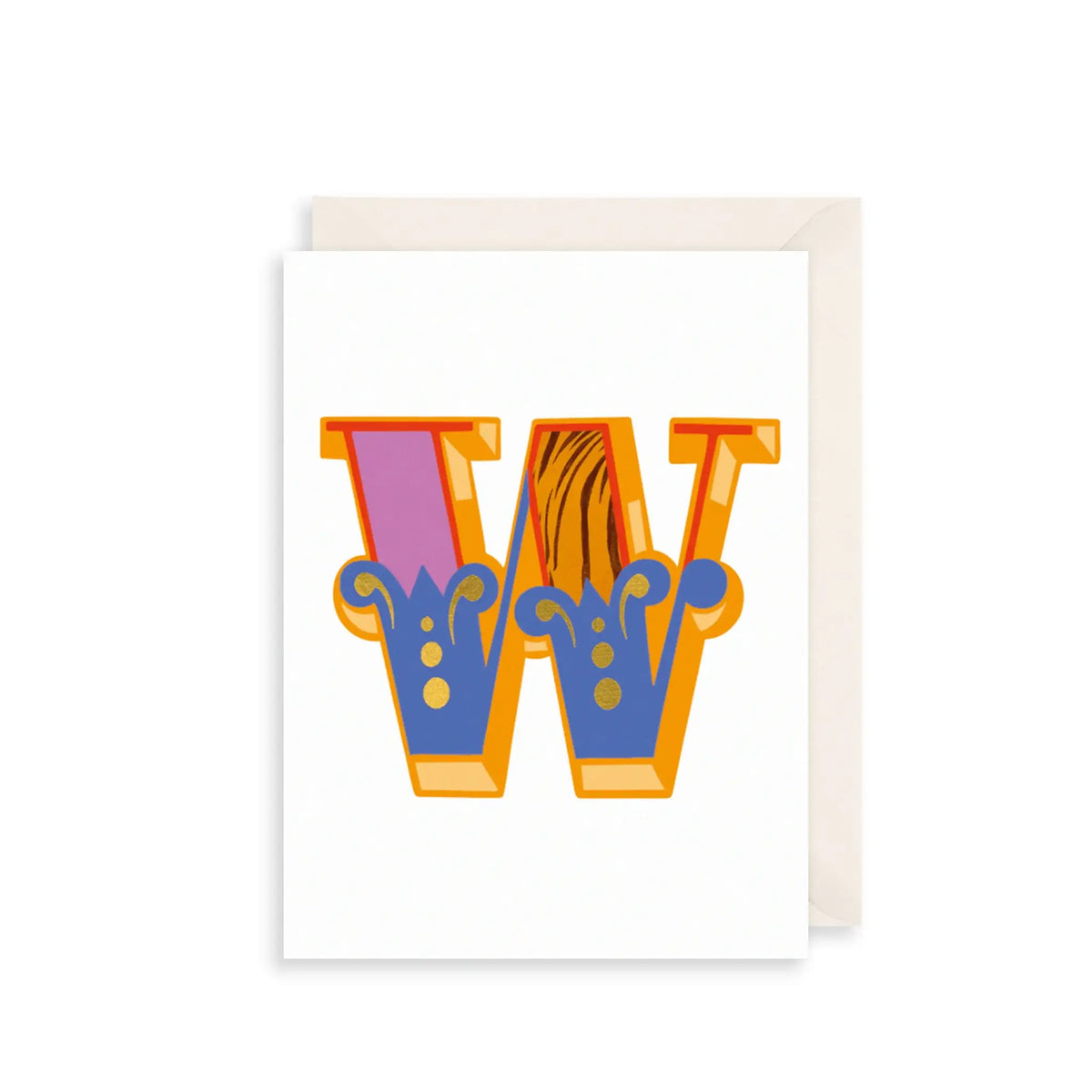 Fairground Style Alphabet Letter Card A-Z