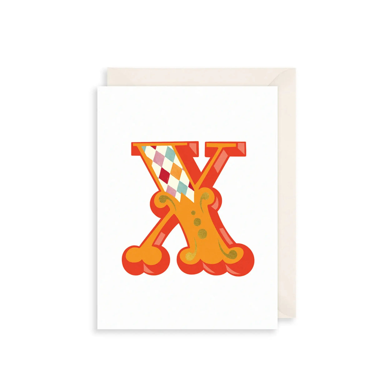 Fairground Style Alphabet Letter Card A-Z