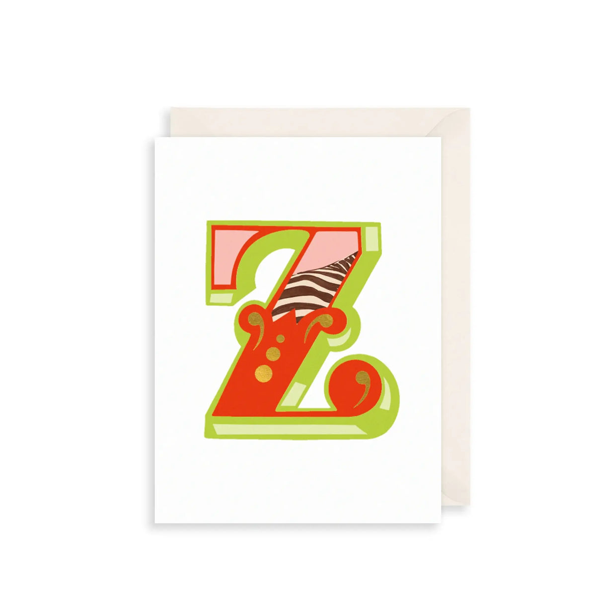 Fairground Style Alphabet Letter Card A-Z