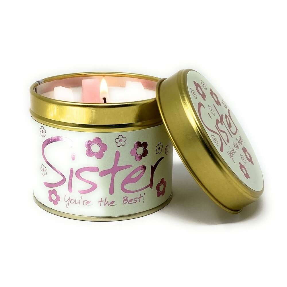 Lily-Flame Candle Tin- Sister