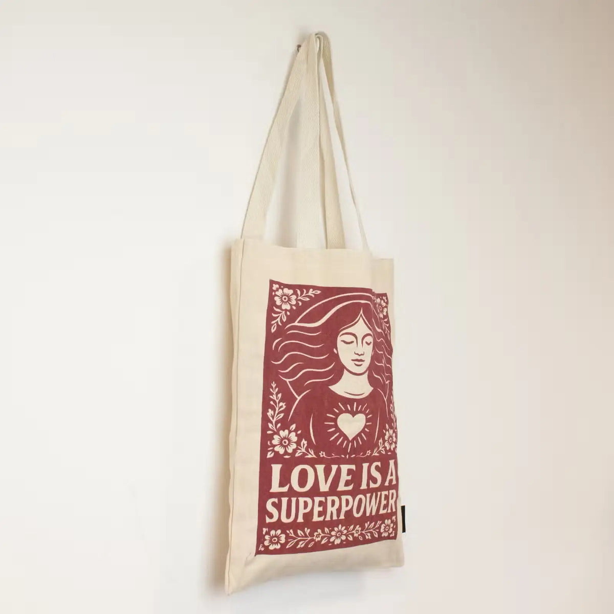 Love is a Super Power Cotton Tote bag