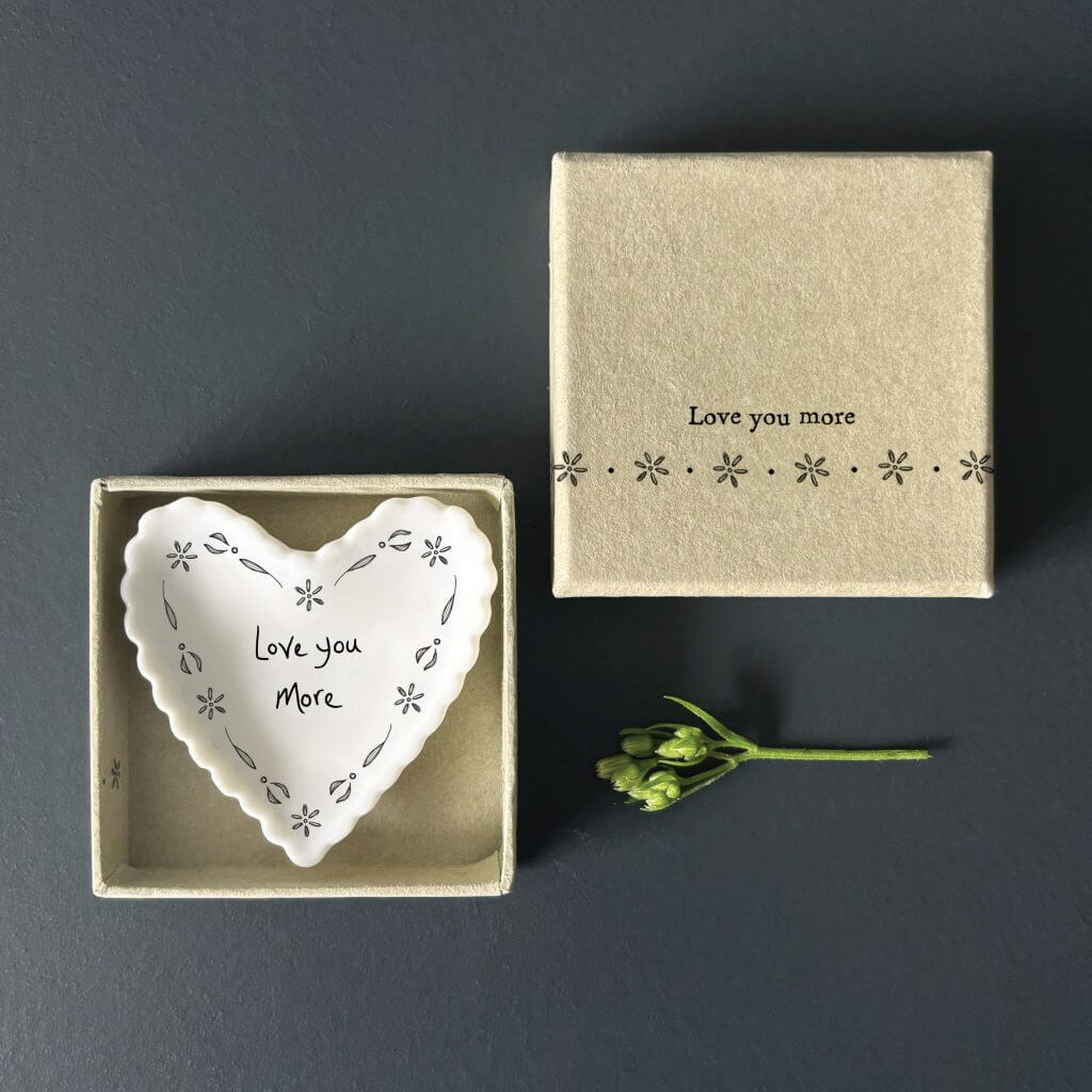 Love You More Small Scallop Heart Dish