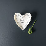 Love You More Small Scallop Heart Dish