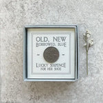 Old New Blue Lucky Wedding Sixpence