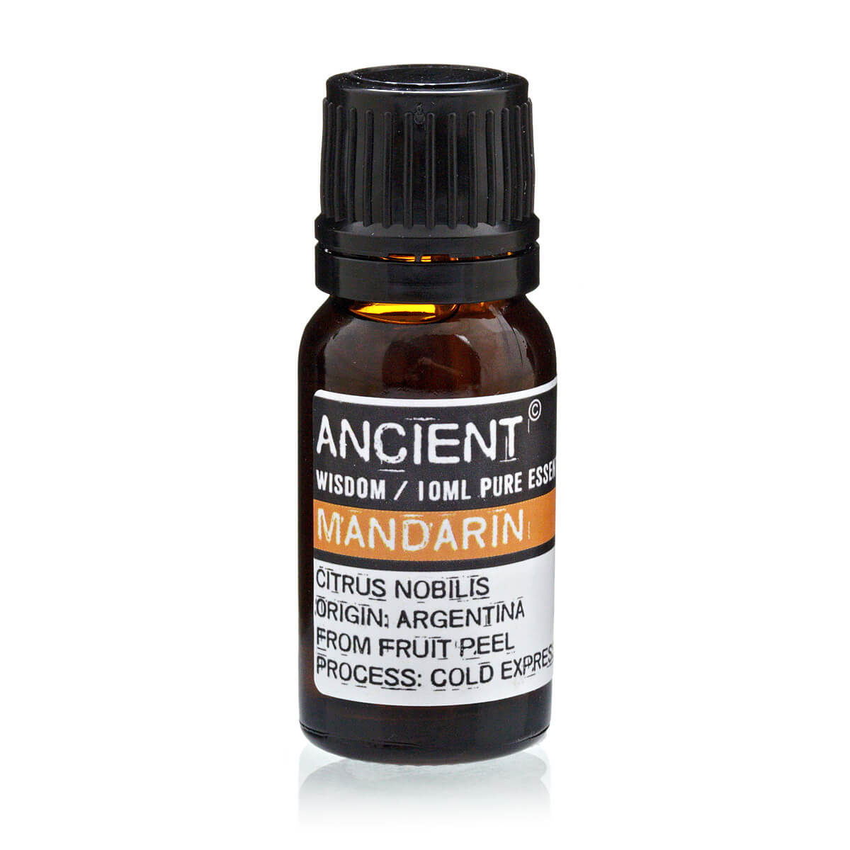 Pure Mandarin Essential Oil 10ml bottle. High quality and pure at Under the Sun Southend stockist