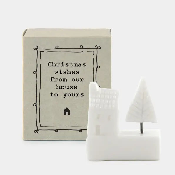 Christmas Wishes East of India Matchbox Token