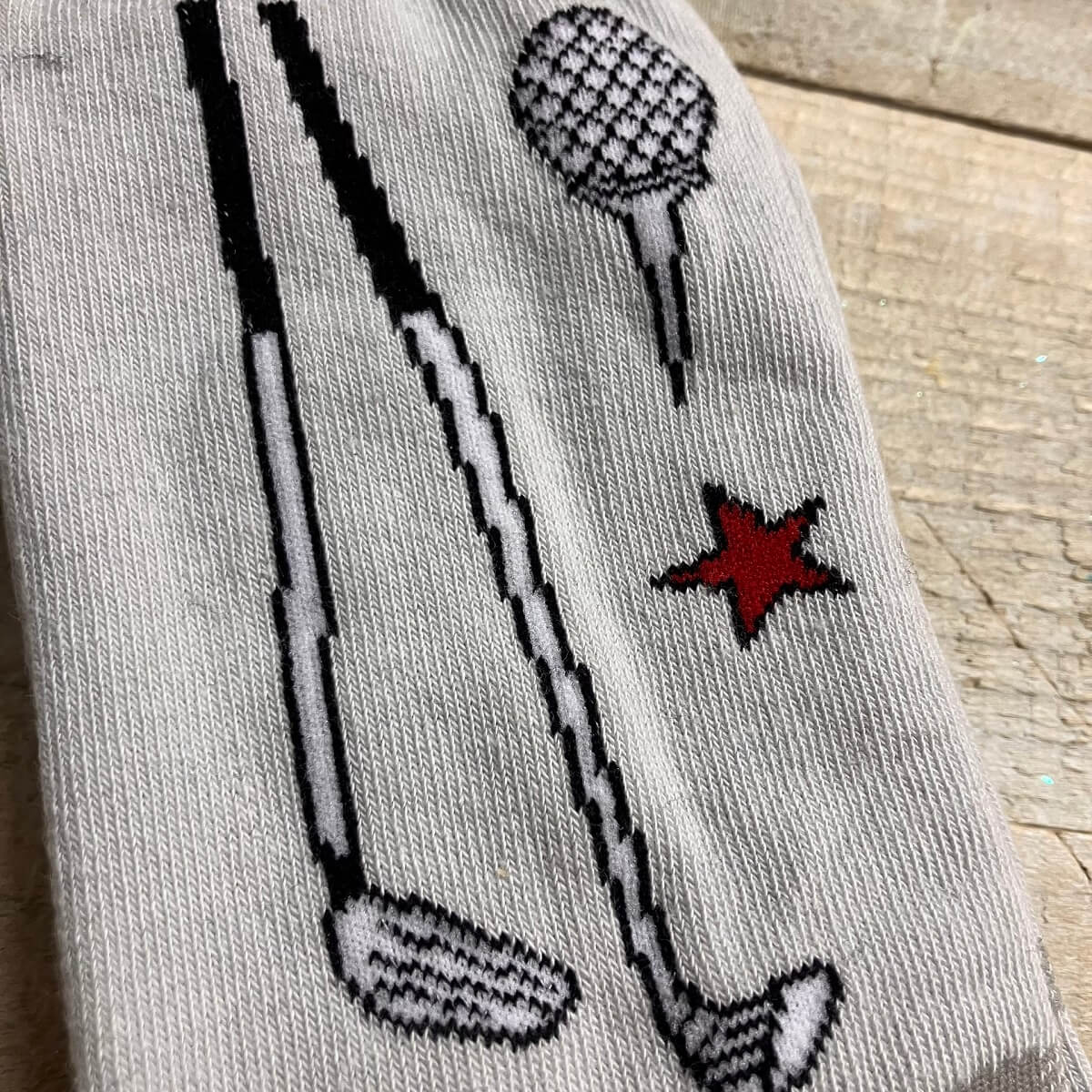 Mens Golf Design Cotton Gift Socks