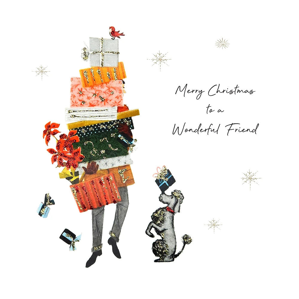 Merry Christmas Wonderful Friend SA15 Five Dollar