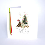 Merry Christmas Love From The Cat RRXS21 Five Dollar