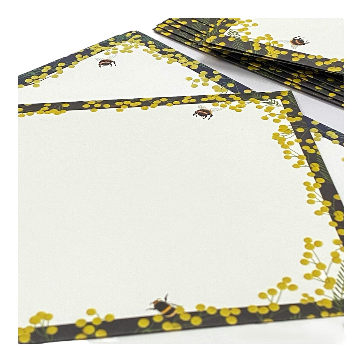 Mimosa & Bee Letter Writing Paper Set