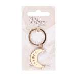 The Moon Phase Crescent Metal Keyring