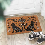 Frightful Folk Black Cat Doormat