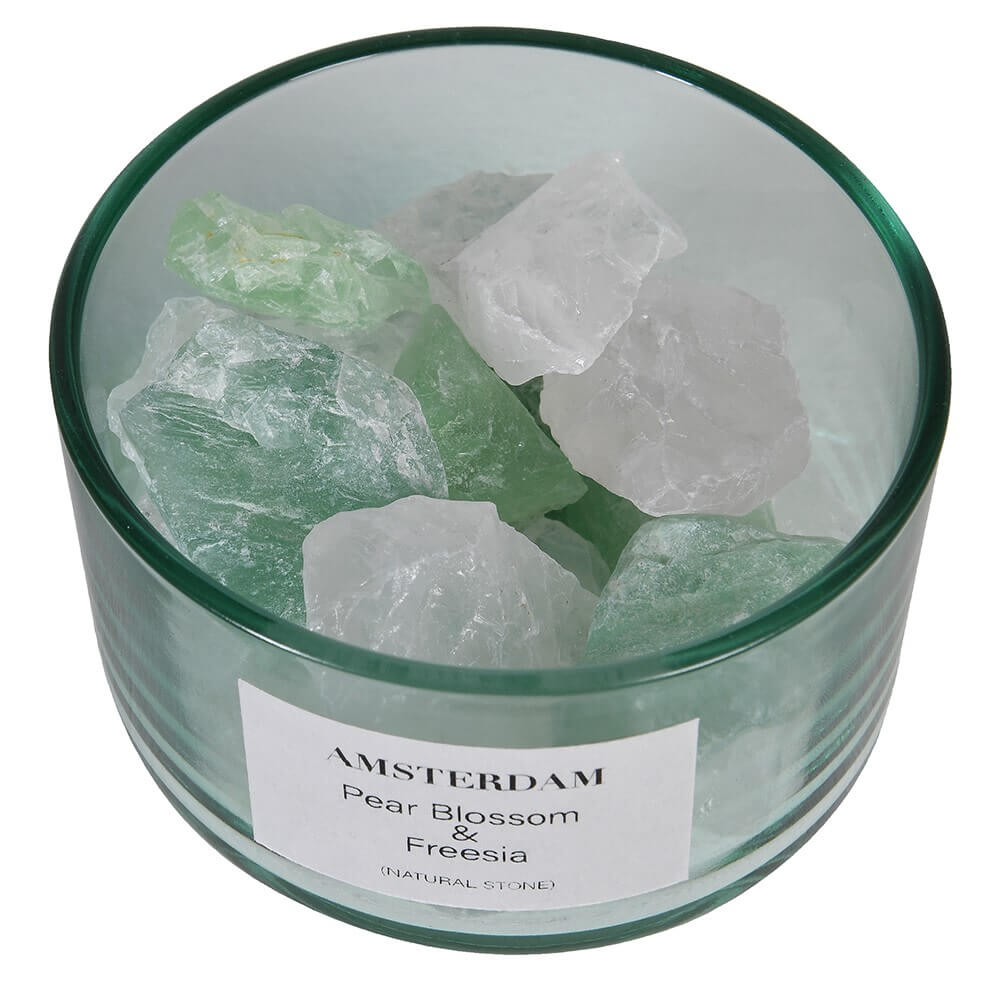 Amsterdam Green Quartz Crystal Diffuser Oil Set