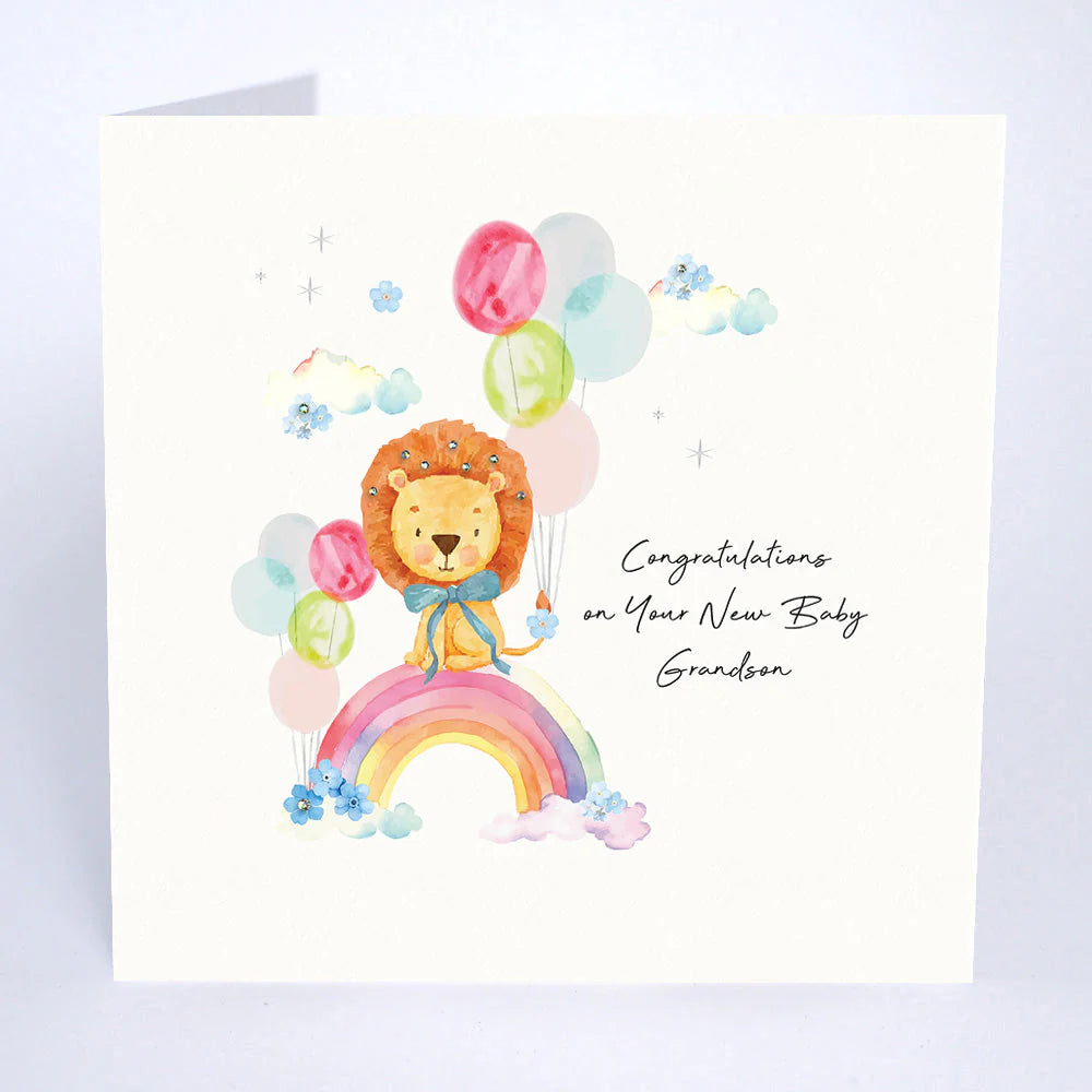 New Baby Grandson - Five Dollar Card BF102