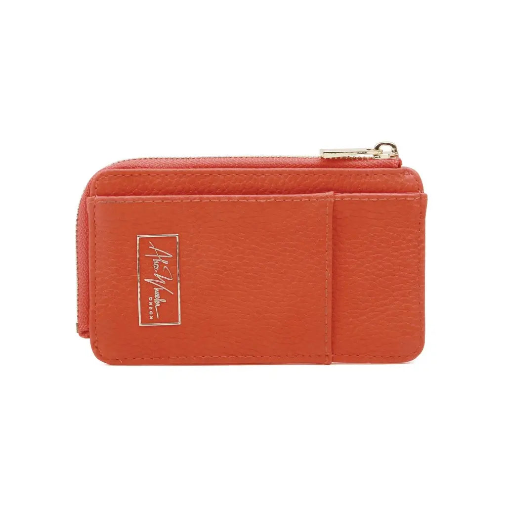 Alice Wheeler Orange Coin and Card Purse in vegan leather Southend