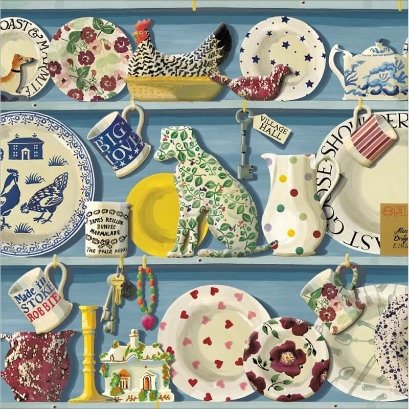 Emma Bridgewater Shelves A Personal Touch Blank Card