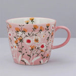Pink Wild Daisy Ceramic Mug by Gisela Graham in Southend at shop Under the Sun