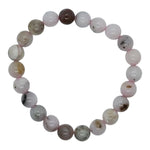 Pink Opal 8mm Gemstone Bead Bracelet