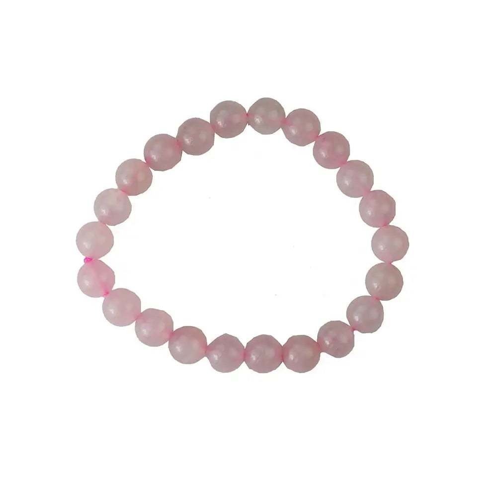 Rose Quartz 8mm Bead Bracelet