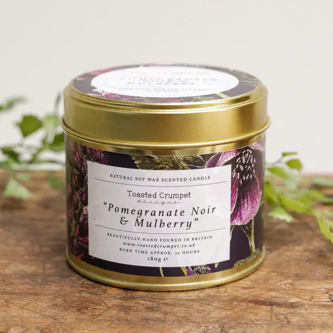 Pomegranate Noir & Mulberry Tin Candle TC54