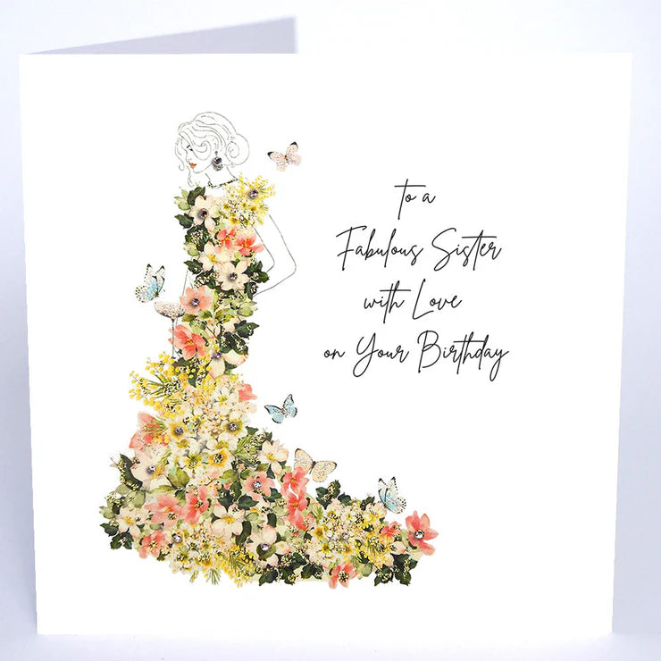 Fabulous Sister Birthday Card - Five Dollar MIML22