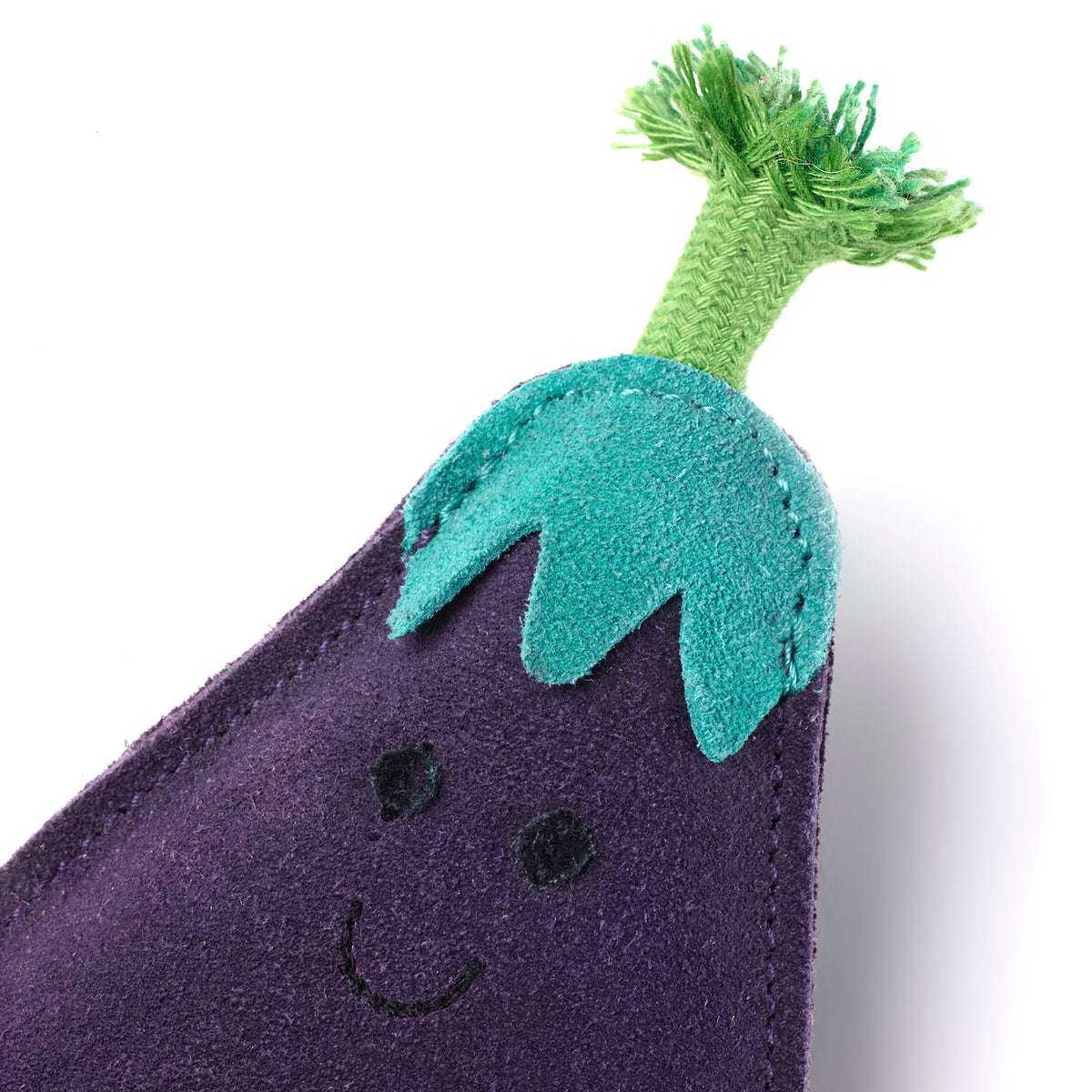 Green & Wilds Austin the Aubergine Eco Dog Toy