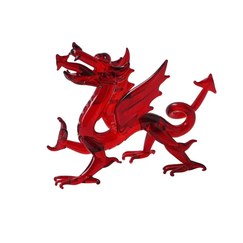 Buy Red Glass Welsh Dragon Trinket Ornament in Southend