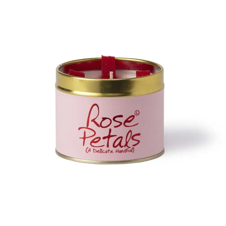 Lily-Flame Candle Tin | Rose Petals