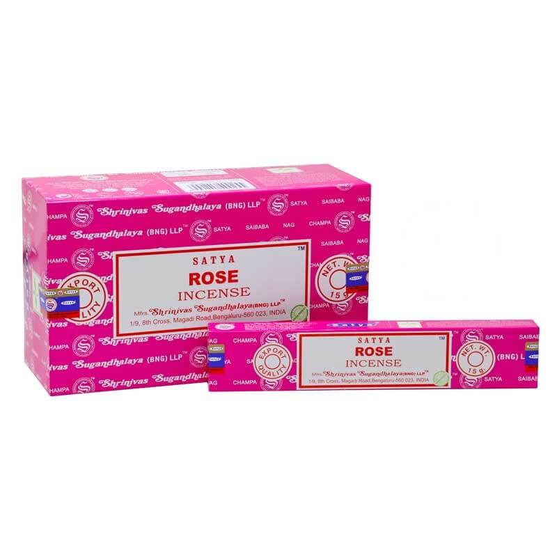 Rose fragrance Satya Incense Sticks 15g