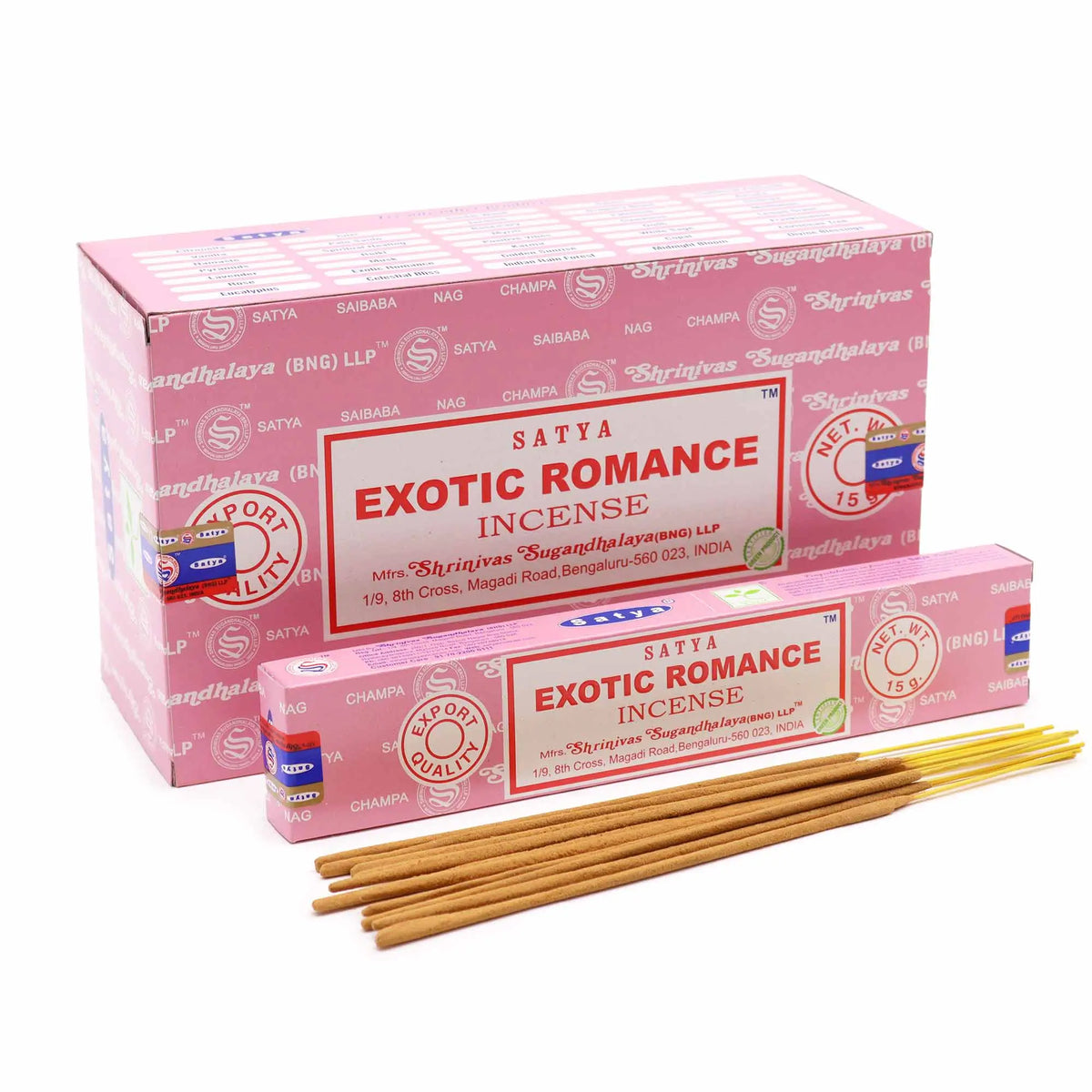 Exotic Romance Satya Incense Sticks 15g